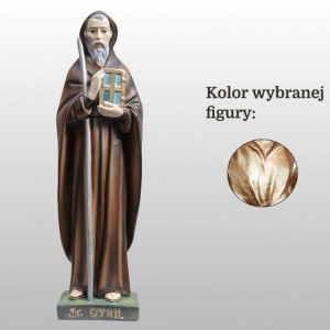 ŚW. CYRYL 30CM WŁOSKIE ZŁOTO (856)