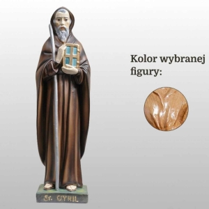 ŚW. CYRYL 30CM DREWNO (856)