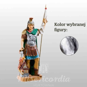 ŚW. FLORIAN 110CM SREBRNY (871)