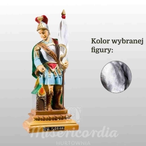 ŚW. FLORIAN 30CM SREBRNY (873)