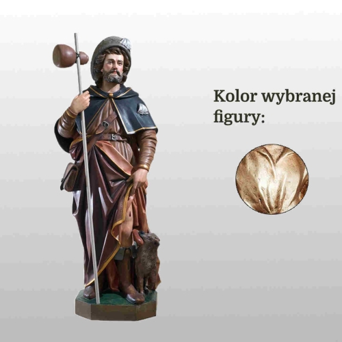 ŚW. ROCH 110CM WŁOSKIE ZŁOTO (880)