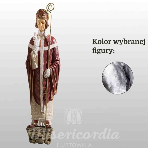 ŚW. WOJCIECH - PŁASKORZEŹBA 43CM SREBRNY (898)
