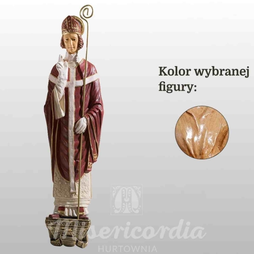 ŚW. WOJCIECH - PŁASKORZEŹBA 43CM DREWNO (898)