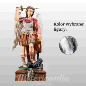 ŚW. MICHAŁ ARCHANIOŁ 50CM SREBRNY (903)