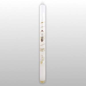 ŚWIECA -CHRZCIELNICA -KWIATEK BIAŁY