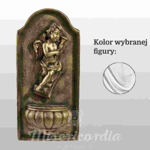 MISA Z TRĄBKĄ 22x48CM BIAŁY (947)