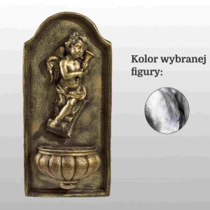 MISA Z TRĄBKĄ 22x48CM SREBRNY (947)