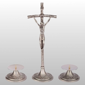 ZESTAW KOLĘDOWY NR 8 PAPIESKI DUŻY KOLOR STARE SREBRO