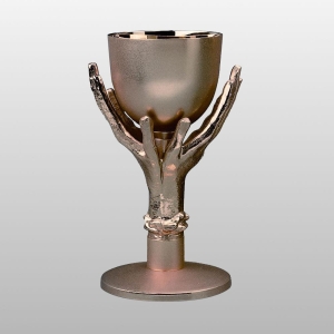 KIELICH DŁONIE h - 21 cm, (51487)