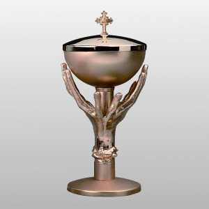 PUSZKA DŁONIE h - 26 cm, Ø czaszy 12 cm, (51582)