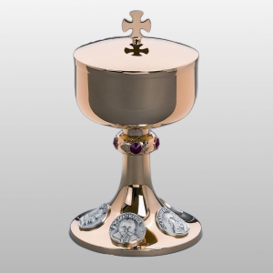 PUSZKA Z KAMIENIAMI h - 27 cm, Ø czaszy 14 cm, (51583)