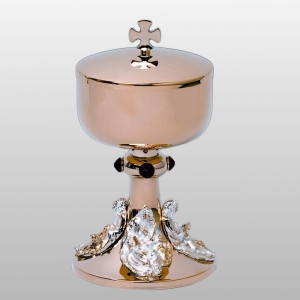 PUSZKA Z KAMIENIAMI h - 27 cm, Ø czaszy 14 cm, (51585)