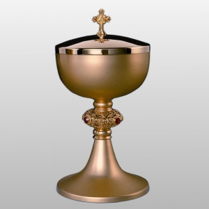 PUSZKA Z KAMIENIAMI h - 24 cm, Ø czaszy 12 cm, (51682)