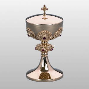 PUSZKA Z KAMIENIAMI h - 24 cm, Ø czaszy 12 cm, (51687)