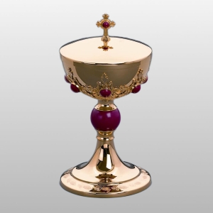 PUSZKA Z KAMIENIAMI h - 22 cm, Ø czaszy 12 cm, (51692)