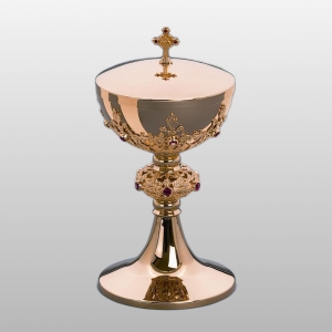 PUSZKA Z KAMIENIAMI h - 24 cm, Ø czaszy 12 cm, (51693)