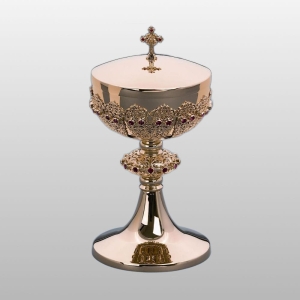 PUSZKA Z KAMIENIAMI h - 24 cm, Ø czaszy 12 cm, (51694)