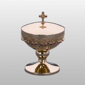 PUSZKA Z KAMIENIAMI h - 17 cm, Ø czaszy 12 cm, (51695)