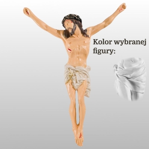 KORPUS CHRYSTUSA 35 CM BIAŁY (167)