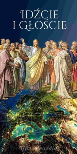 BANER Z HASŁEM "IDŹCIE I GŁOŚCIE" (id_05b)