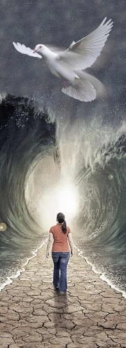 BANER Z HASŁEM "IDŹCIE I GŁOŚCIE" (id_04b)