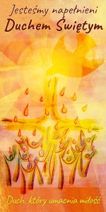 BANER Z HASŁEM: JESTEŚMY NAPEŁNIENI DUCHEM ŚWIĘTYM (napełnieni_03)