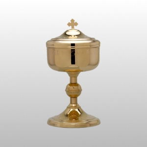 PUSZKA POZŁACANA GRAWEROWANA 28 CM (52320)