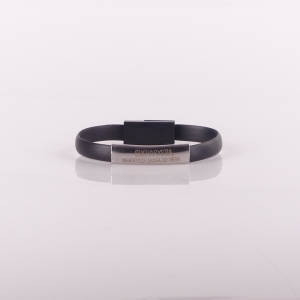 OPASKA KABEL DO ŁADOWANIA USB, CZARNY