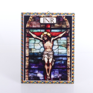 OBRAZEK CERAMICZNY 15x20 cm - PAN JEZUS NA KRZYŻU