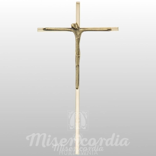 KRZYŻ WISZĄCY STYLOWY MOSIĄDZ 15,5/8CM