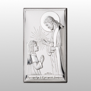 OBRAZEK KOMUNIA DZIEWCZYNKA PAMIĄTKA I KOMUNII ŚWIĘTEJ 6,5x11