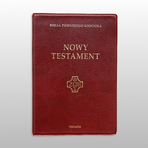 NOWY TESTAMENT - KIESZONKOWY BPK, OKŁADKA PVC BORDOWA