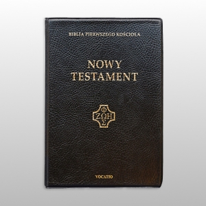 NOWY TESTAMENT- KIESZONKOWY BPK- OKŁADKA PVC CZARNA