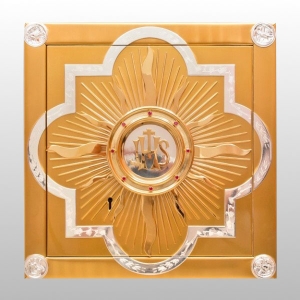 TABERNAKULUM IHS PROMIENIE ( 35 x 35 x 35 CM )