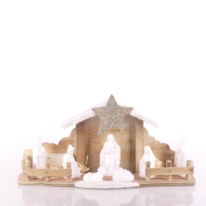 SZOPKA BOŻONARODZENIOWA 33x10,5x16,5cm *0811