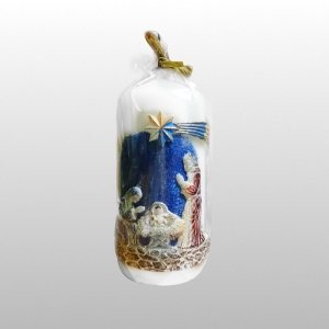 ŚWIECA SZOPKA SŁUPEK 70x150 .