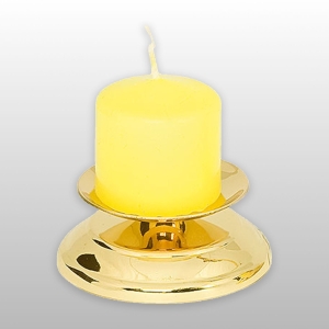 ŚWIECZNIK NOWOCZESNY MOSIĄDZ 3CM