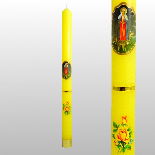 GROMNICA ŻÓŁTA - NAKLEJKA WILK ( 53,5 x 3,5 cm )