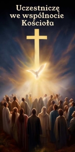 BANER Z HASŁEM: Uczestniczę we wspólnocie Kościoła (uczestniczę_03)