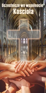 BANER Z HASŁEM: Uczestniczę we wspólnocie Kościoła (uczestniczę_05)