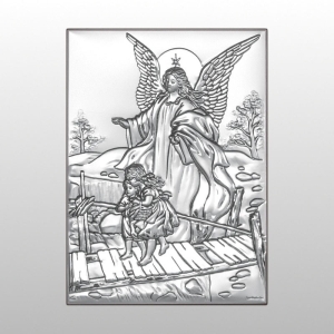 OBRAZEK ANIOŁ STRÓŻ DZIECI NA KŁADCE 9x13