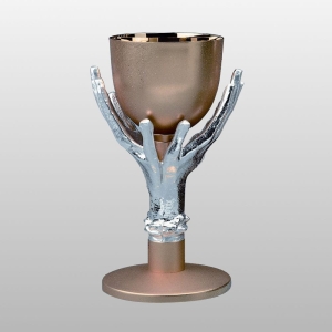 KIELICH DŁONIE h - 21 cm, (9229)