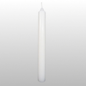 ŚWIECA STOŁOWA CZYSTA 21/2cm BIAŁA