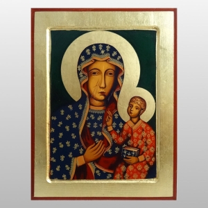 IKONA MATKA BOŻA CZĘSTOCHOWSKA 22x33 CM