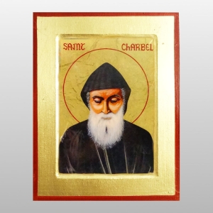 IKONA ŚW.CHARBEL, 17x22 CM