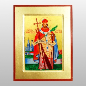 IKONA ŚW. WOJCIECH 17x22 CM