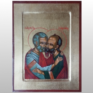 IKONA ŚŚ.PIOTR I PAWEŁ, 10x12,5 CM