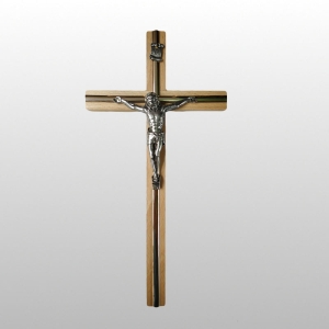 KRZYŻ LISTWA JASNY 27 CM