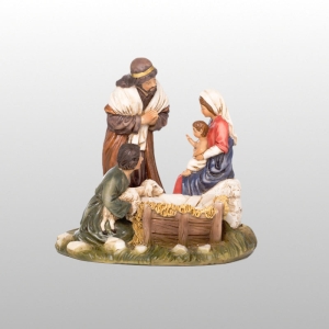 FIGURKA MB Z DZIECIĄTKIEM + PASTERZE wys. 13cm
