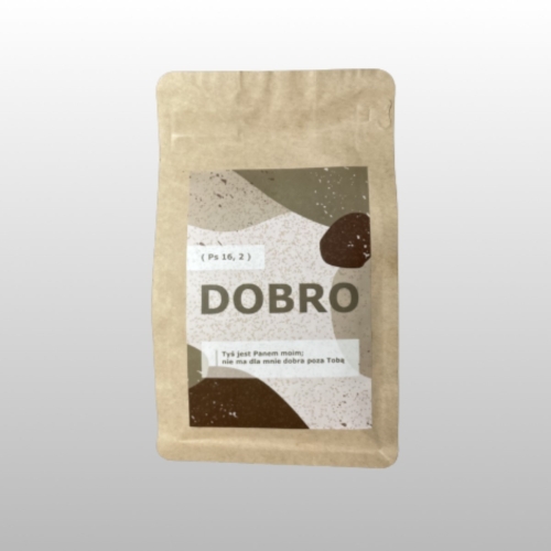 KAWA ZIARNISTA 100% ARABICA 250g - "DOBRO" 